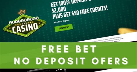 free bet no deposit offers